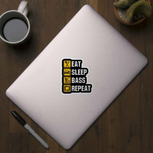 Eat Sleep Bass Repeat by KawaiiDread